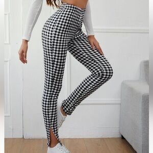 Black and White Checkered pants